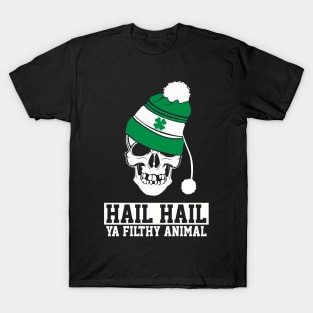 Hail Hail Ya Filthy Animals - Celtic Glasgow T-Shirt